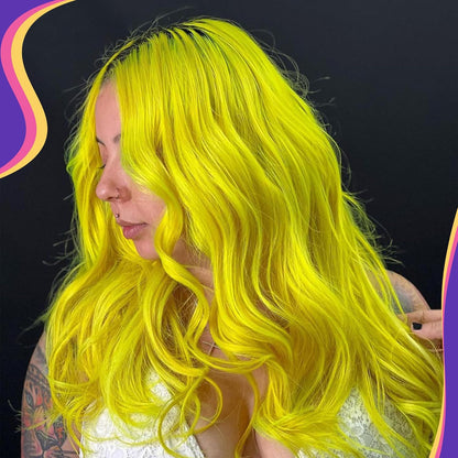 KC Color | Semi Permanent Hair Dye | Firefly (Neon Yellow) | 150 ml