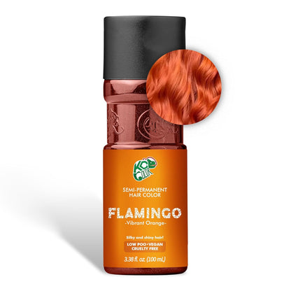 KC Color | Semi Permanent Hair Dye | Flamingo (Vibrant Orange) | 150 ml