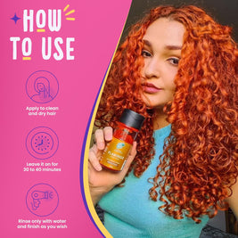 KC Color | Semi Permanent Hair Dye | Flamingo (Vibrant Orange) | 150 ml