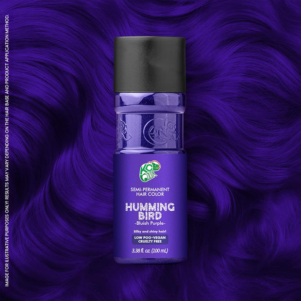 KC Color | Semi Permanent Hair Dye | Hummingbird (Bluish Purple) | 150 ml