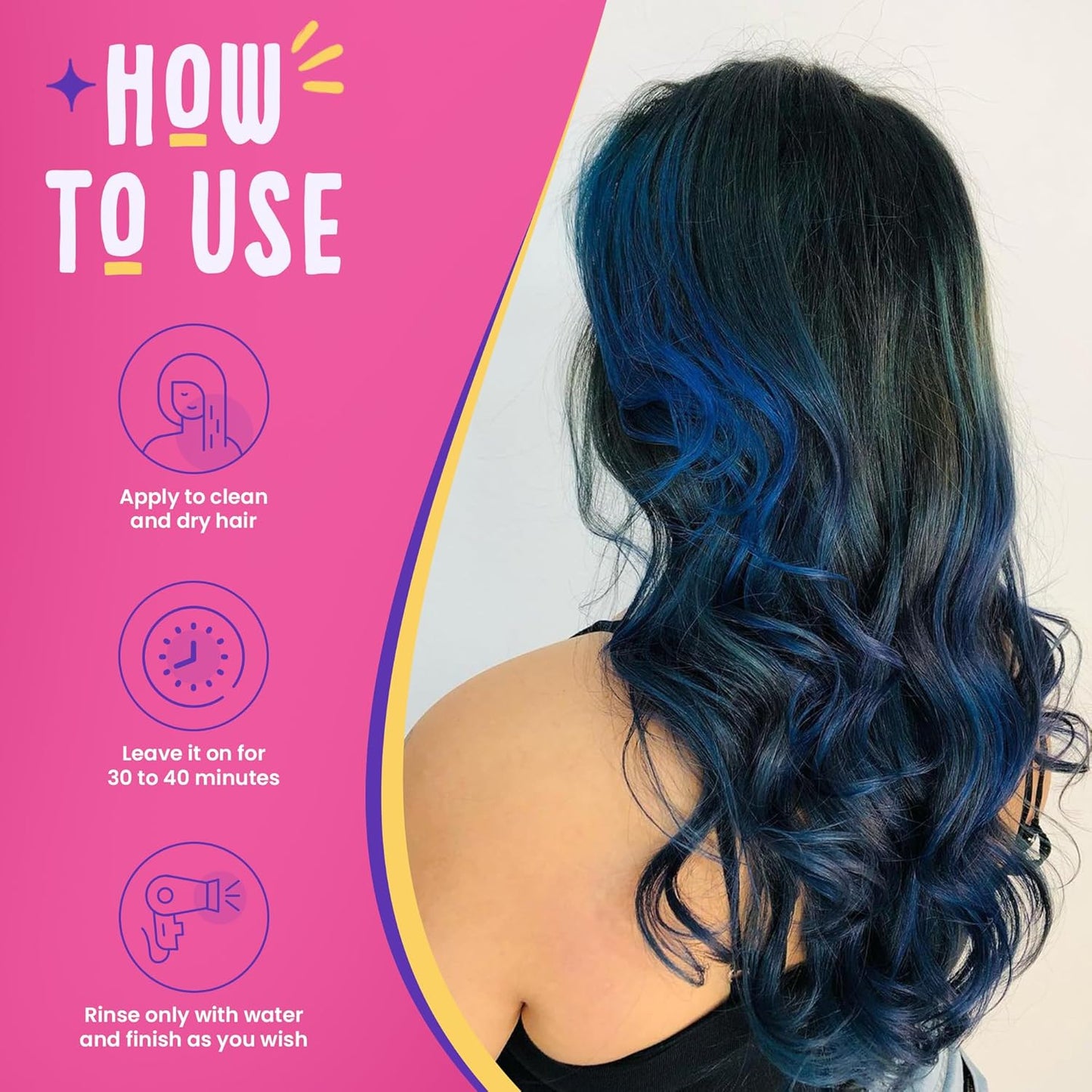 KC Color | Semi Permanent Hair Dye | Humpback (Abyssal Blue) | 150 ml