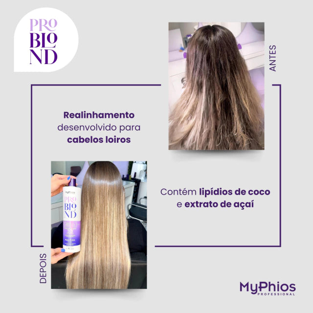 MyPhios | Pro Blond 3D Hair Alignment | Single Step Thermal Treatment | 1000 ml