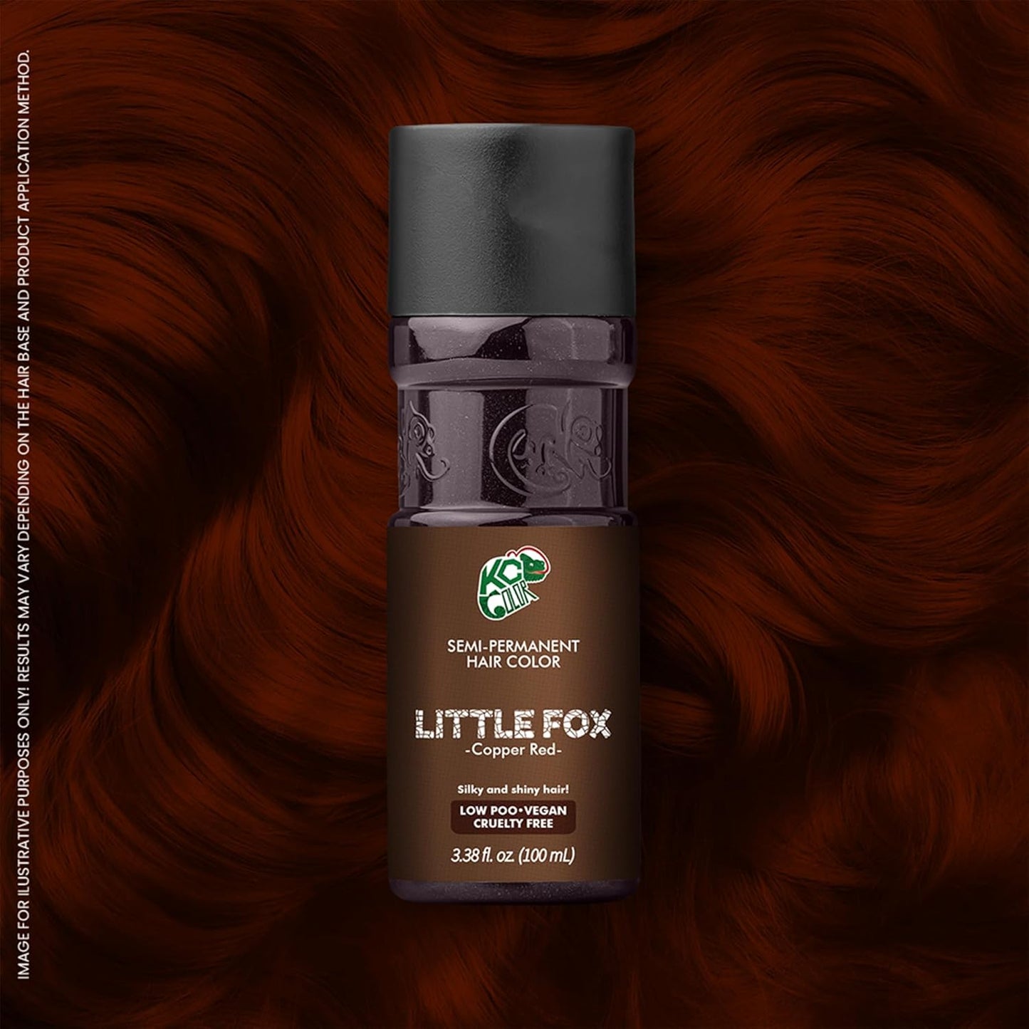 KC Color | Semi Permanent Hair Dye | Little Fox (Copper Red) | 150 ml