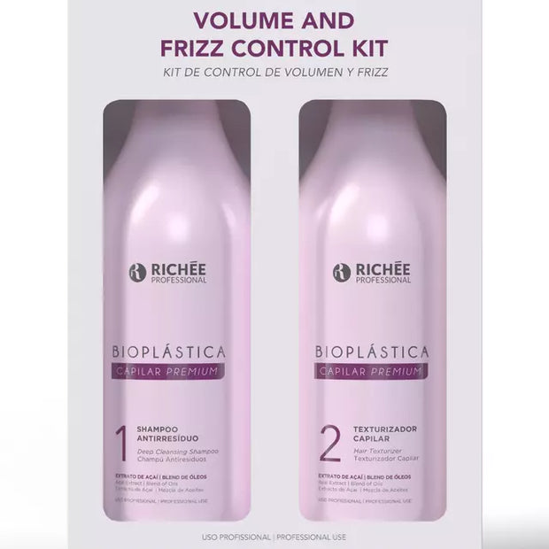 Richee Professional | Kit de Tratamiento Capilar Bioplástica | (2x) 1000 ml