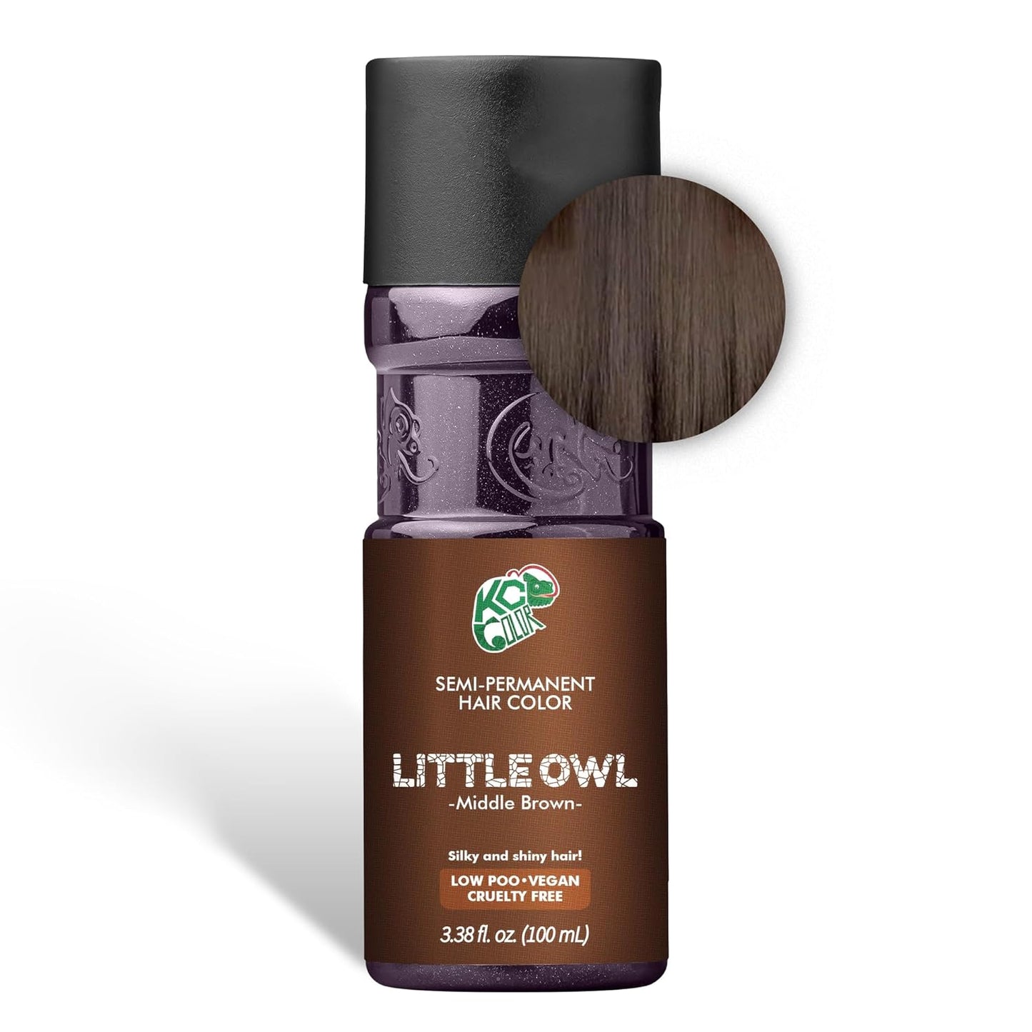 KC Color | Semi Permanent Hair Dye | Little Owl (Middle Brown) | 150 ml