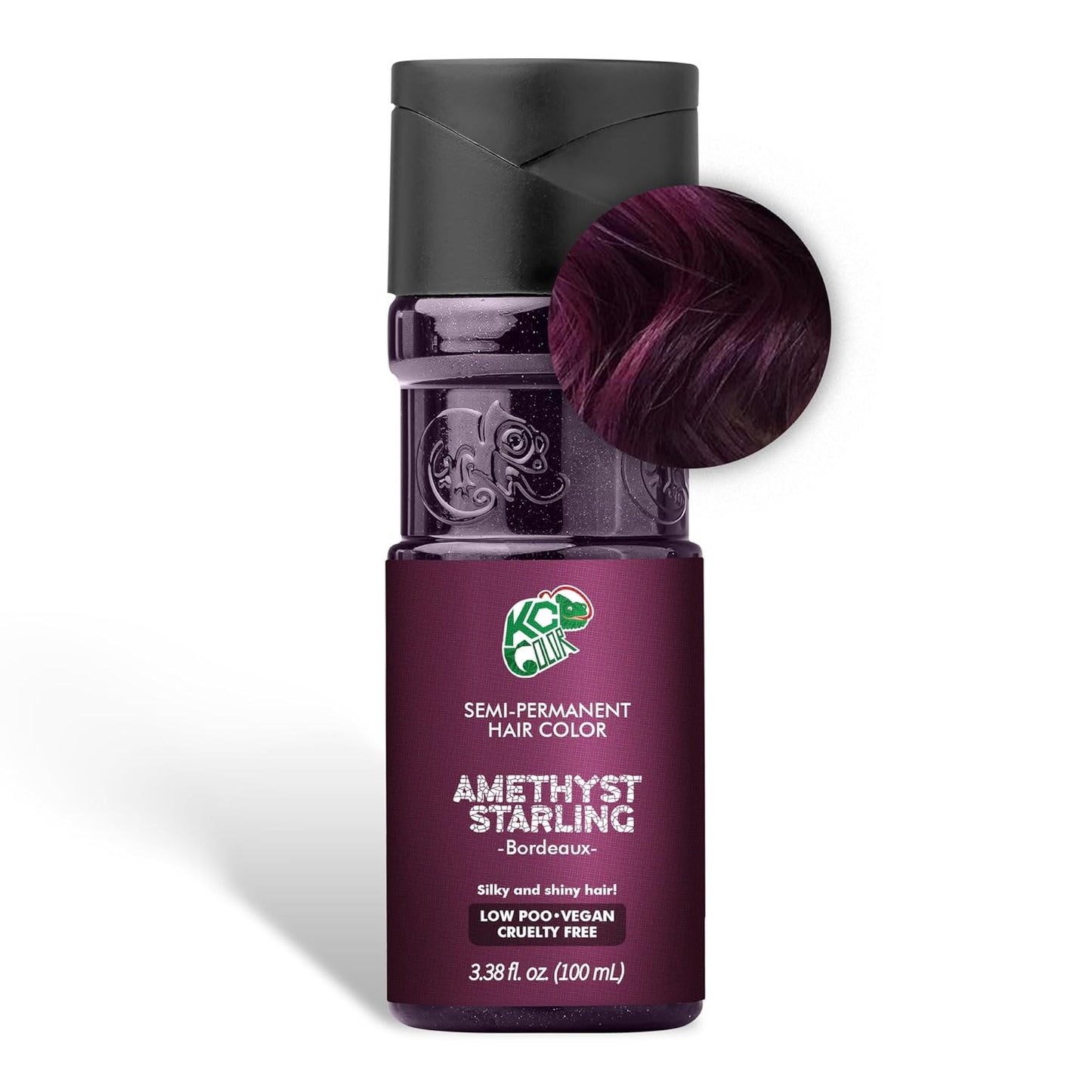 KC Color | Semi Permanent Hair Dye | Amethyst Starling (Bordeaux) | 150 ml