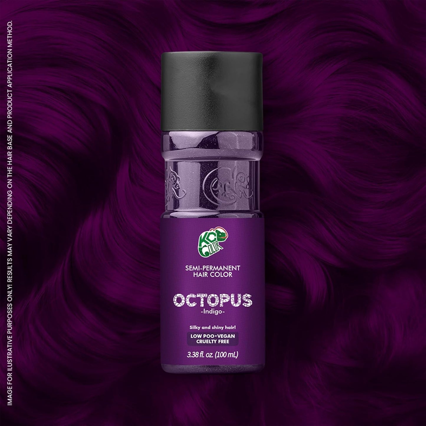 KC Color | Semi Permanent Hair Dye | Octopus (Indigo) | 150 ml