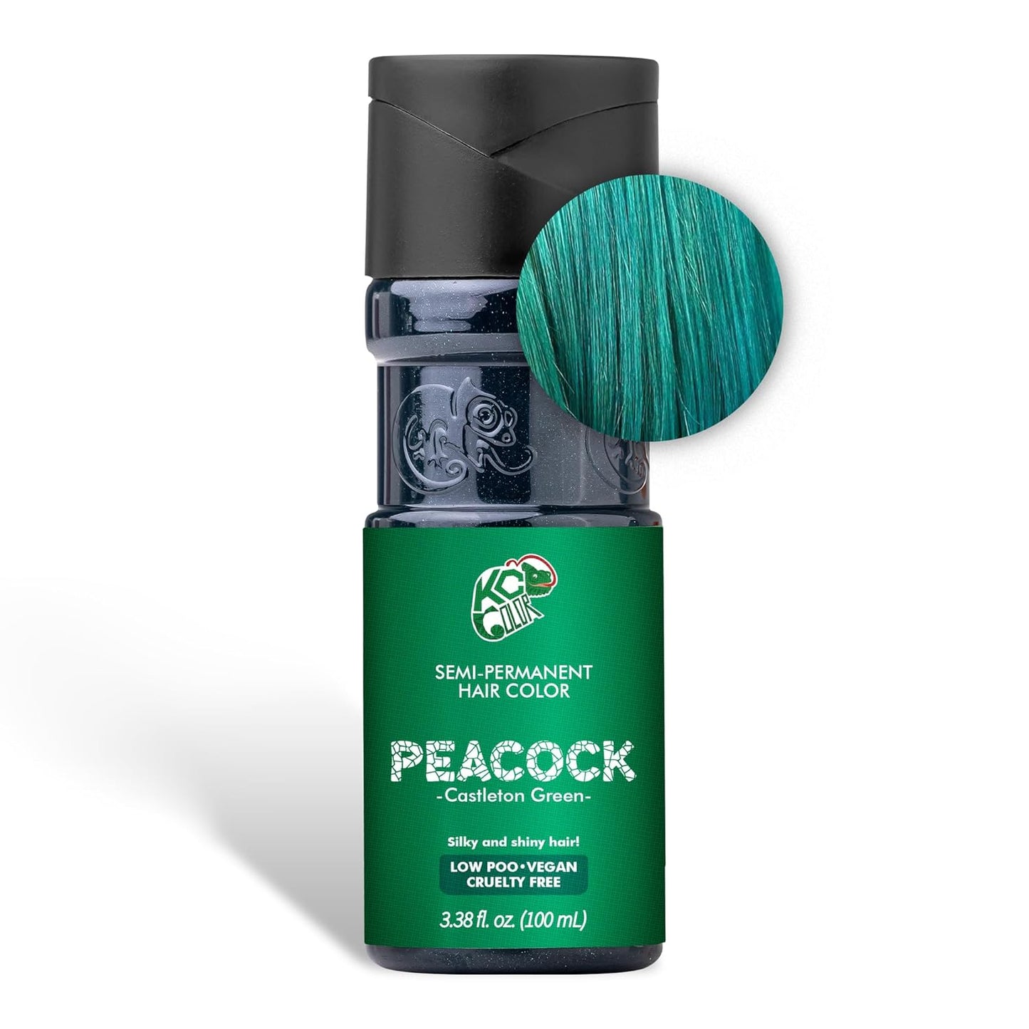 KC Color | Semi Permanent Hair Dye | Peacock (Castleton Green) | 150 ml