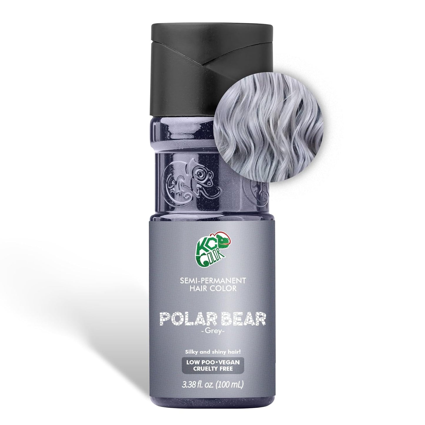 KC Color | Semi Permanent Hair Dye | Polar Bear (Grey) | 150 ml