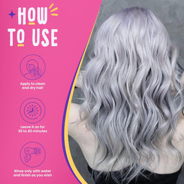 KC Color | Semi Permanent Hair Dye | Polar Bear (Grey) | 150 ml