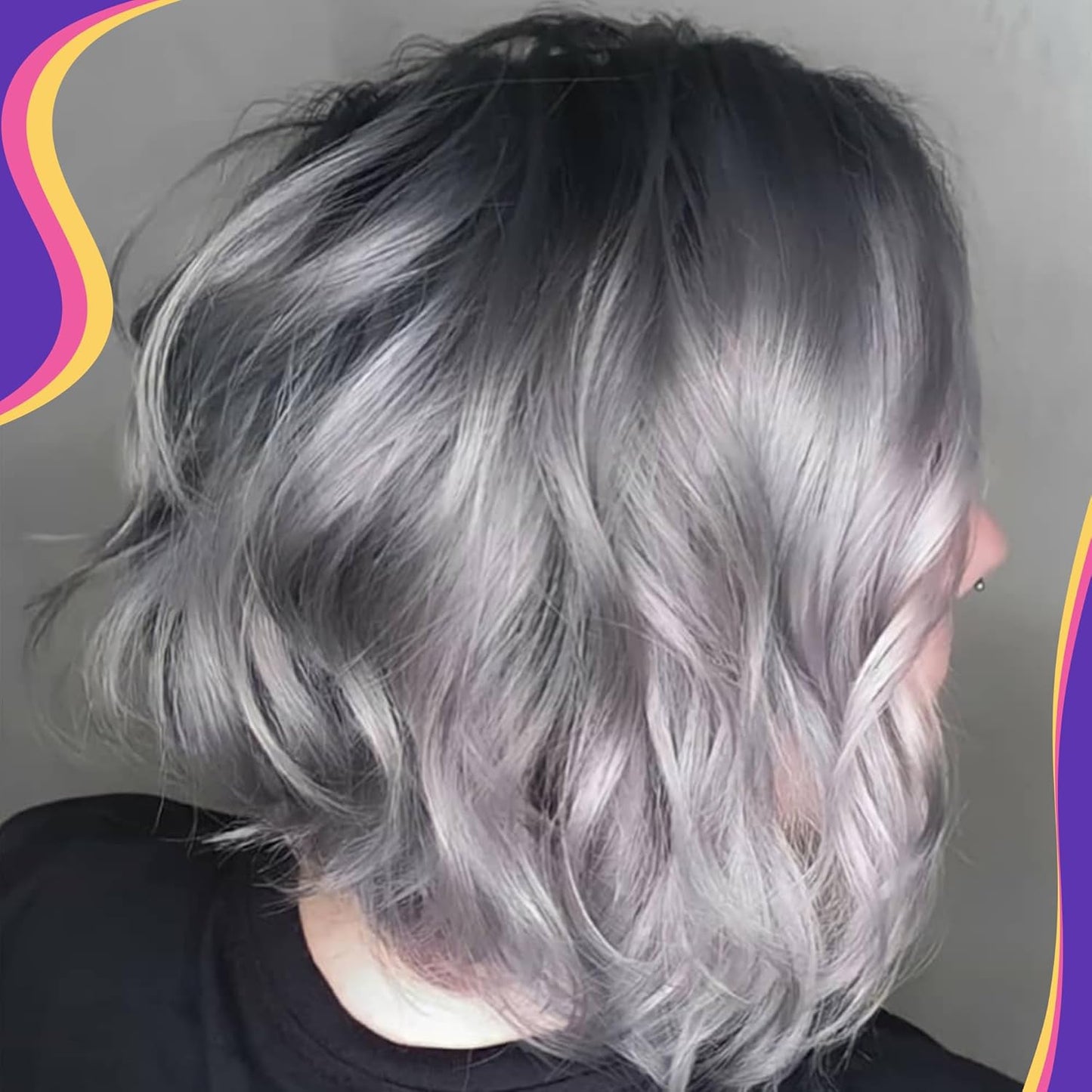 KC Color | Semi Permanent Hair Dye | Polar Bear (Grey) | 150 ml