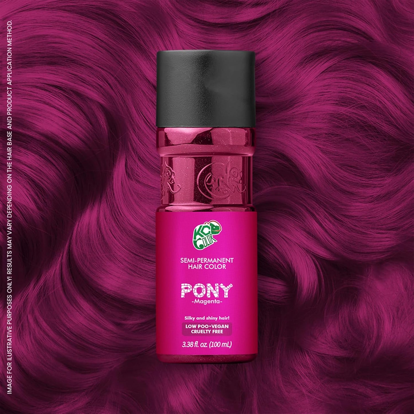 KC Color | Semi Permanent Hair Dye | Pony (Magenta) | 150 ml