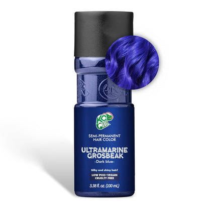 KC Color | Semi Permanent Hair Dye | Ultramarine Grosbeak (Dark Blue) | 150 ml