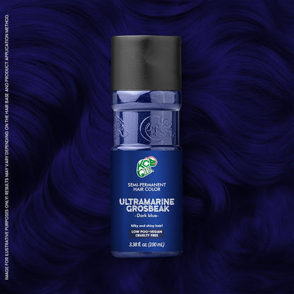 KC Color | Semi Permanent Hair Dye | Ultramarine Grosbeak (Dark Blue) | 150 ml