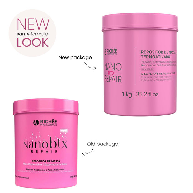 Richee Professional | NanoBTX Repair | Thermo Activated Mass Replenisher | 1000 gr