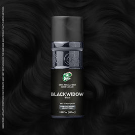 KC Color | Semi Permanent Hair Dye | Black Widow (Black) | 150 ml