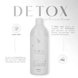 Zap Cosmetics | Me Leva Black & Detox Kit | Brazilian Keratin Treatment | (2x) 1000 ml