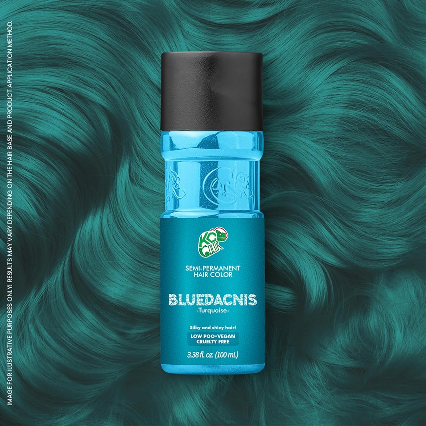 KC Color | Semi Permanent Hair Dye | Blue Dacnis (Turquoise) | 150 ml