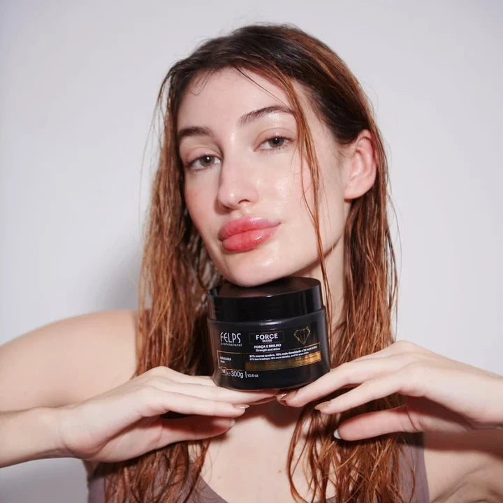 Felps Professional | Force Gloss Hair Mask | Strength And Shine | 300 gr