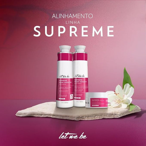 Let Me Be | Supreme Mask Keratin | Shampoo And Hair Mask | (2x) 1000 ml