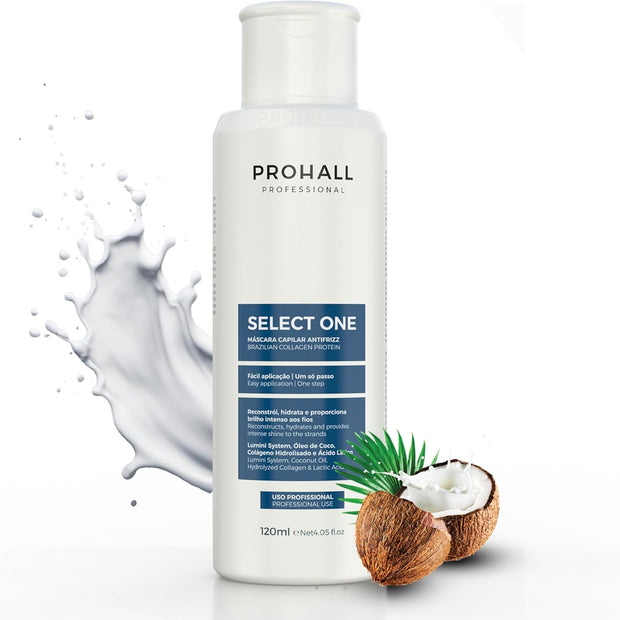 Prohall Professional | Select One | Brazilian Collagen Protein | One Step | 120 ml