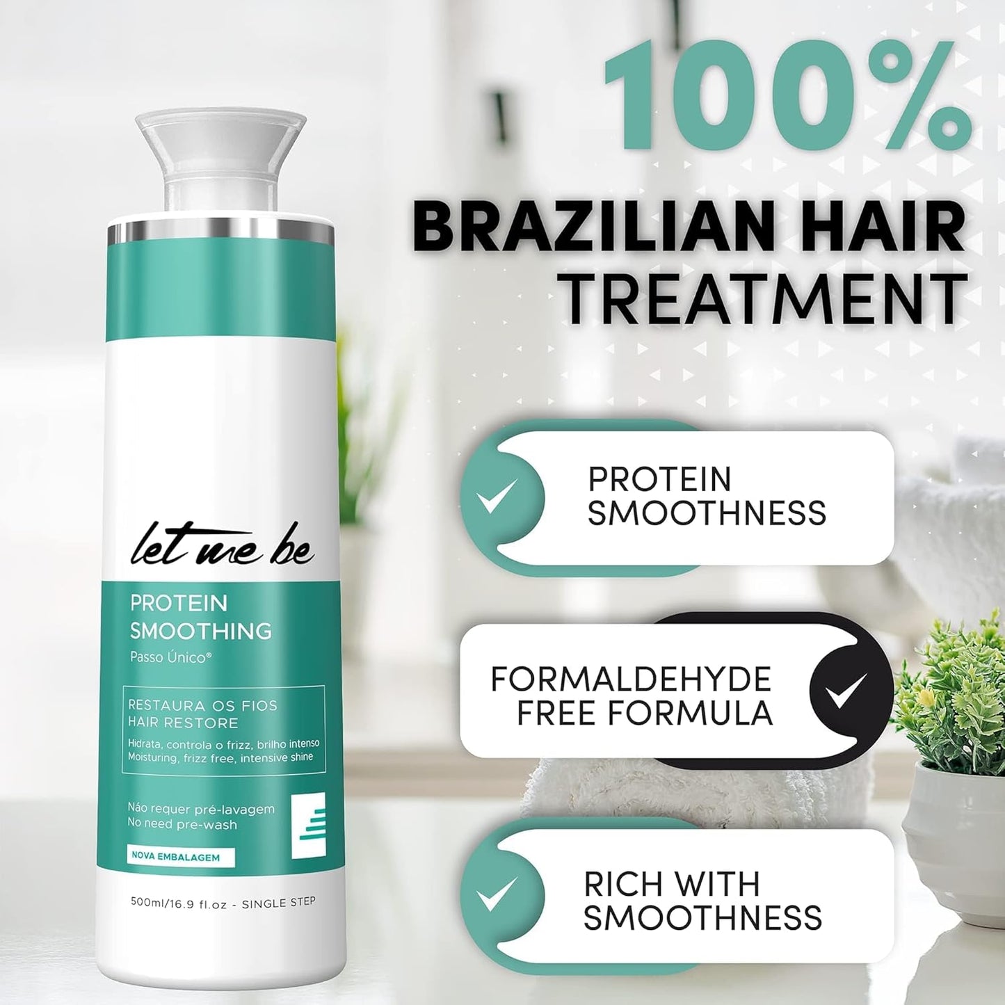 Let Me Be | Protein Smoothing Treatment | Progressive Brush | 500 ml