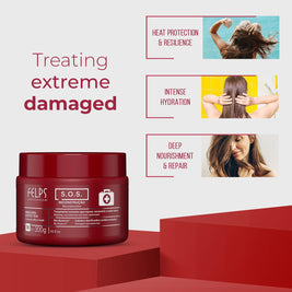 Felps Professional | S.O.S. Recovery Mask | Reconstruction Hair Mask | 300 gr