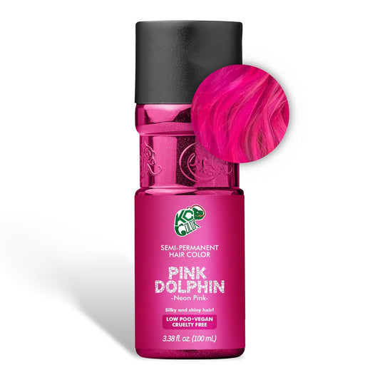 KC Color | Semi Permanent Hair Dye | Pink Dolphin (Neon Pink) | 150 ml