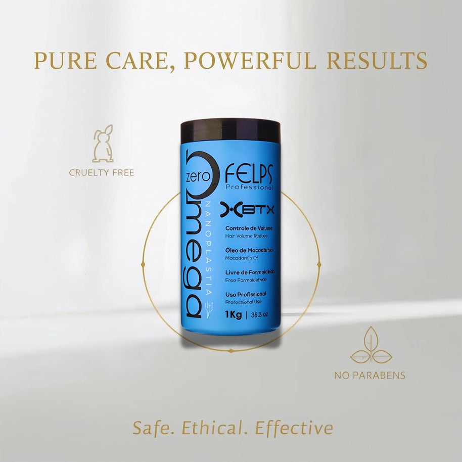 Felps Professional | أوميغا زيرو XBTX | قناع تنعيم الشعر | 300 غرام