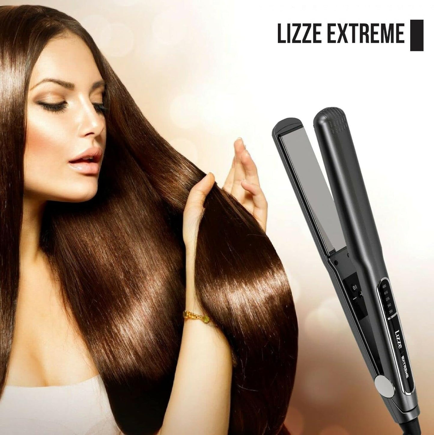 Lizze | Extreme Titanium Hair Straightener | 250°C / 220V