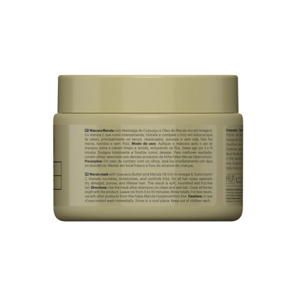 Felps Professional | Marula Hair Mask | Dry And Damaged Hair | 300 gr