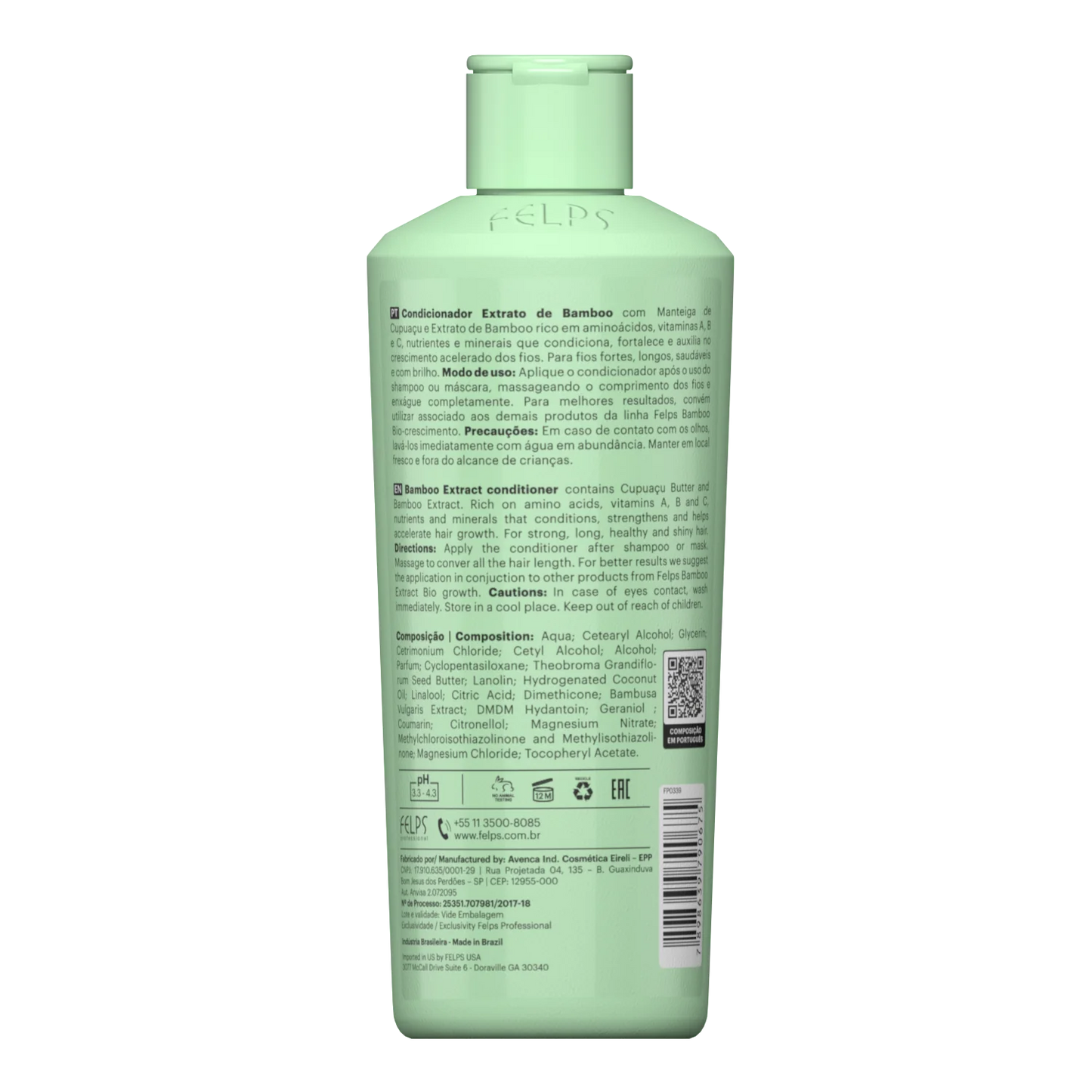 Felps Professional | Bamboo Extract Conditioner | For All Hair Types | 250 ml