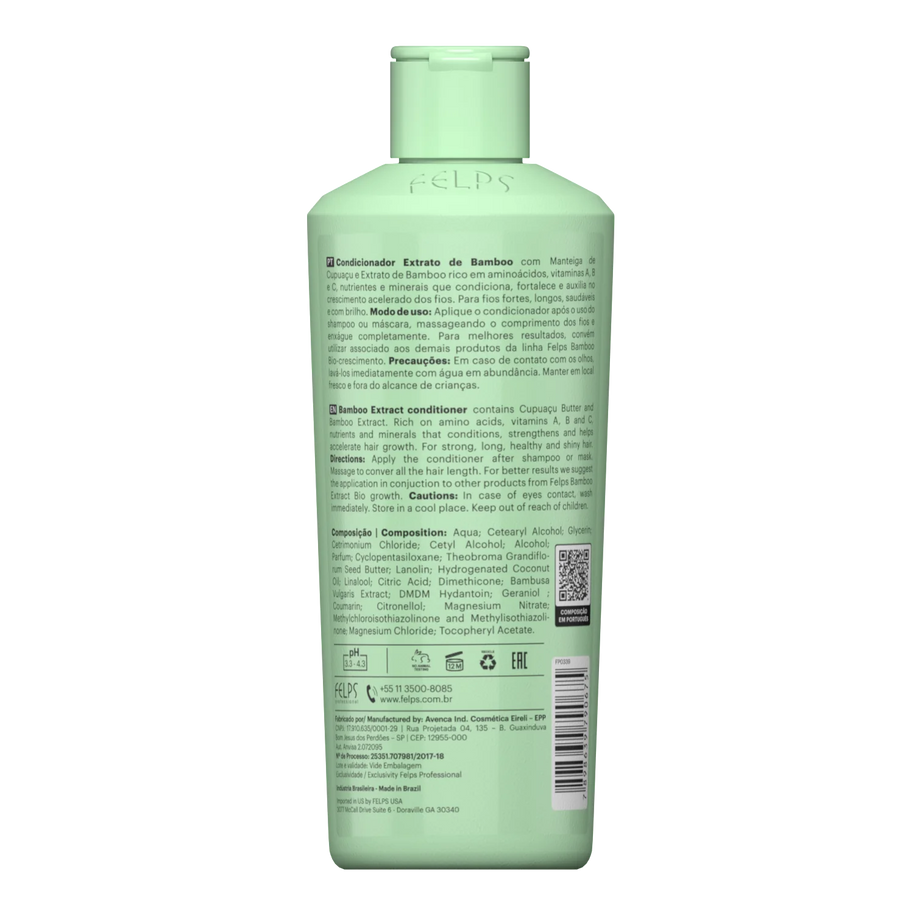 Felps Professional | Bamboo Extract Shampoo, Conditioner & Mask Kit | For All Hair Types