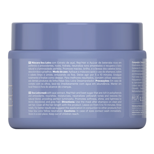 Felps Professional | Sou Loira For Blond | Hair Mask | 300 gr