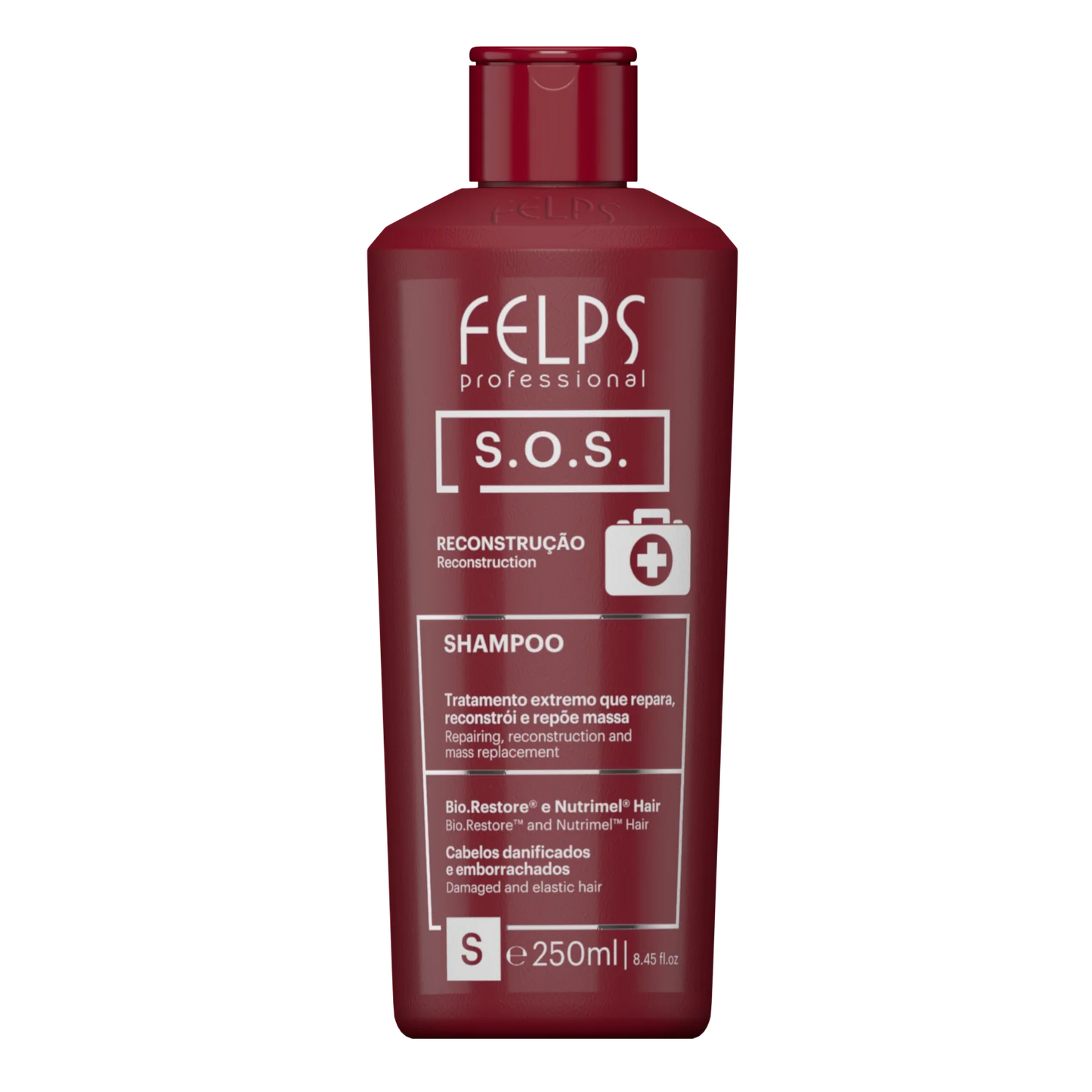 Felps Professional | S.O.S. Recovery Shampoo, Conditioner & Mask| For All Hair Types