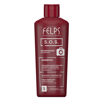 Felps Professional | S.O.S. Recovery Shampoo, Conditioner & Mask| For All Hair Types