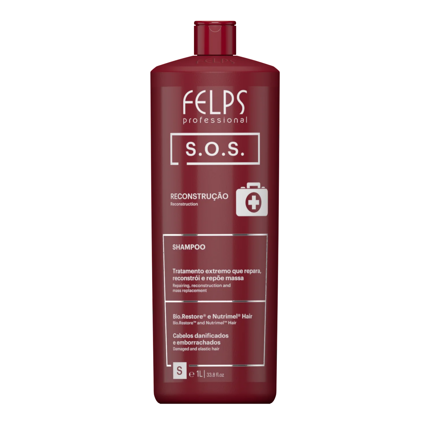 Felps Professional | S.O.S. Recovery Shampoo & Conditioner | Damaged Hair | (2x) 1000 ml