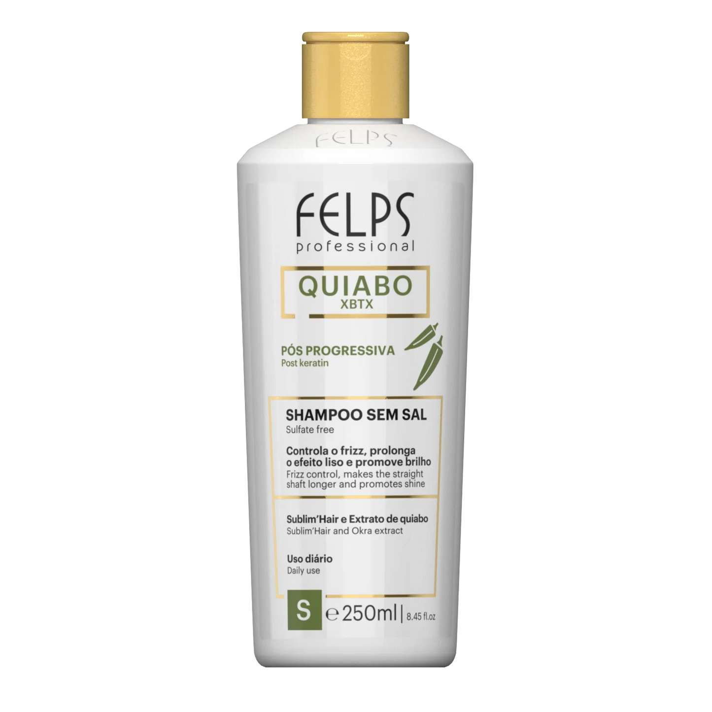 Felps Professional | Quiabo XBTX Post Keratin Shampoo & Conditioner Set | (2x) 250 ml