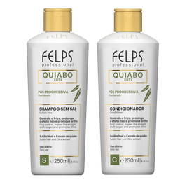 Felps Professional | Quiabo XBTX Post Keratin Shampoo & Conditioner Set | (2x) 250 ml