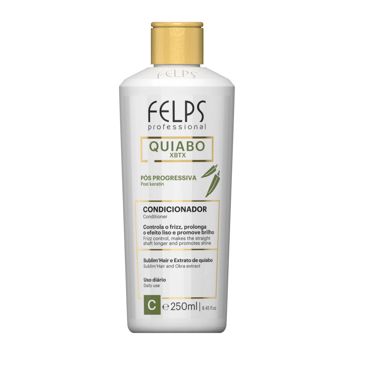 Felps Professional | Quiabo XBTX Post Keratin Shampoo & Conditioner Set | (2x) 250 ml