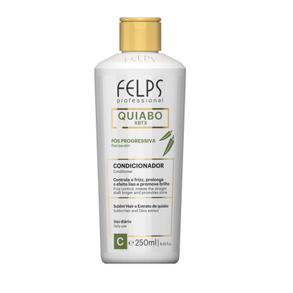Felps Professional | Quiabo XBTX Post Keratin Shampoo & Conditioner Set | (2x) 250 ml