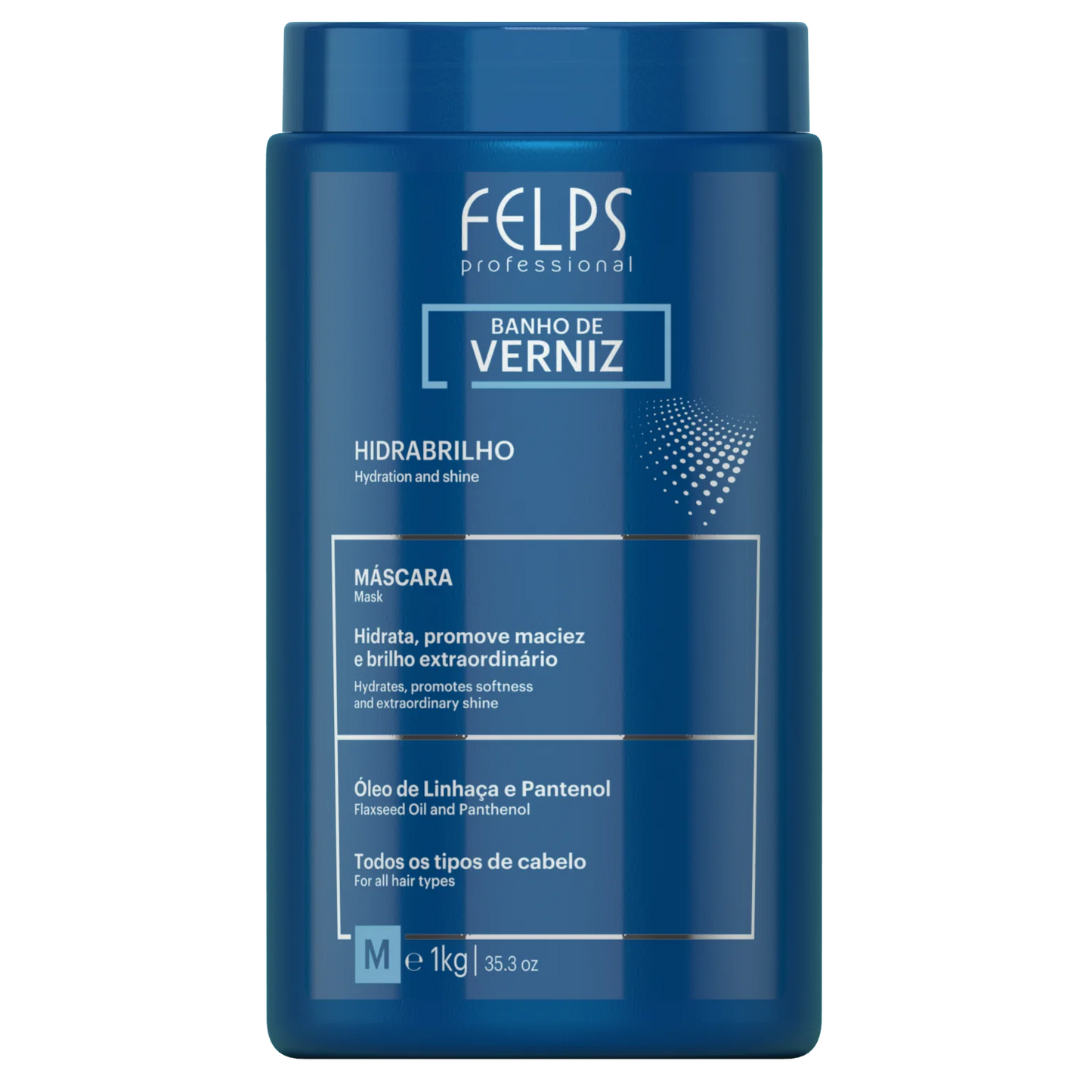 Felps Professional | Banho De Verniz | Hydrating Hair Mask | 1000 gr