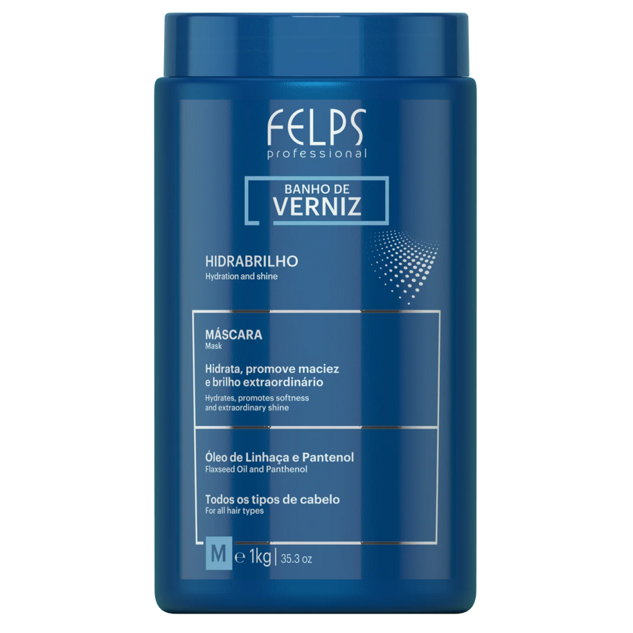 Felps Professional | Banho De Verniz | Hydrating Hair Mask | 1000 gr