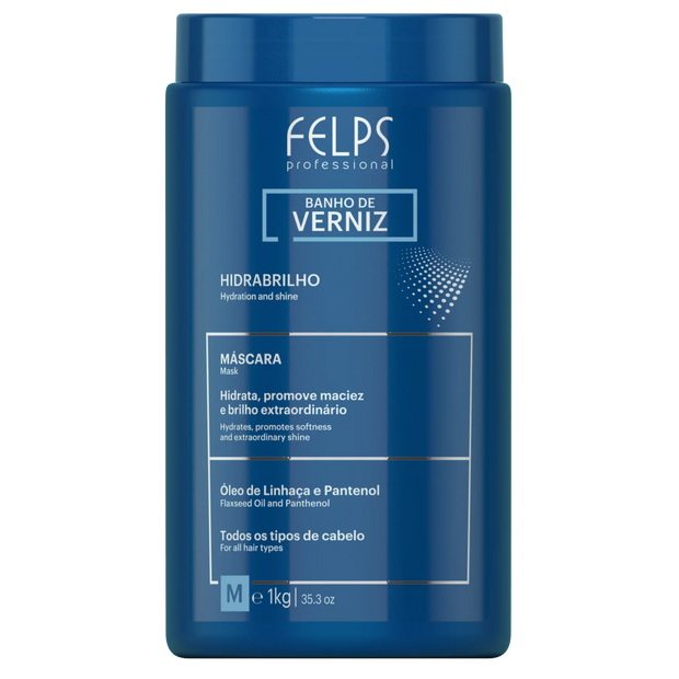 Felps Professional | Banho De Verniz | Hydrating Hair Mask | 1000 gr