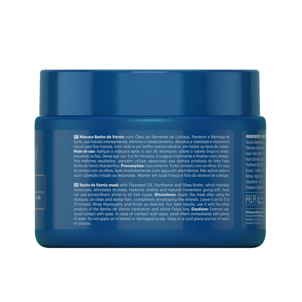 Felps Professional | Banho De Verniz | Hydrating Hair Mask | 300 gr