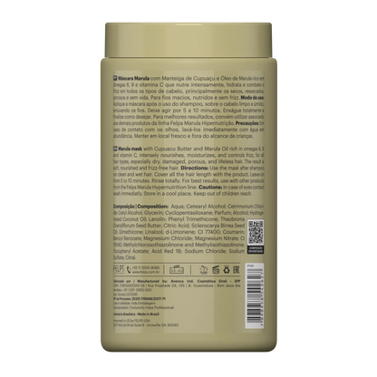 Felps Professional | Marula Hair Mask | Dry And Damaged Hair | 1000 gr