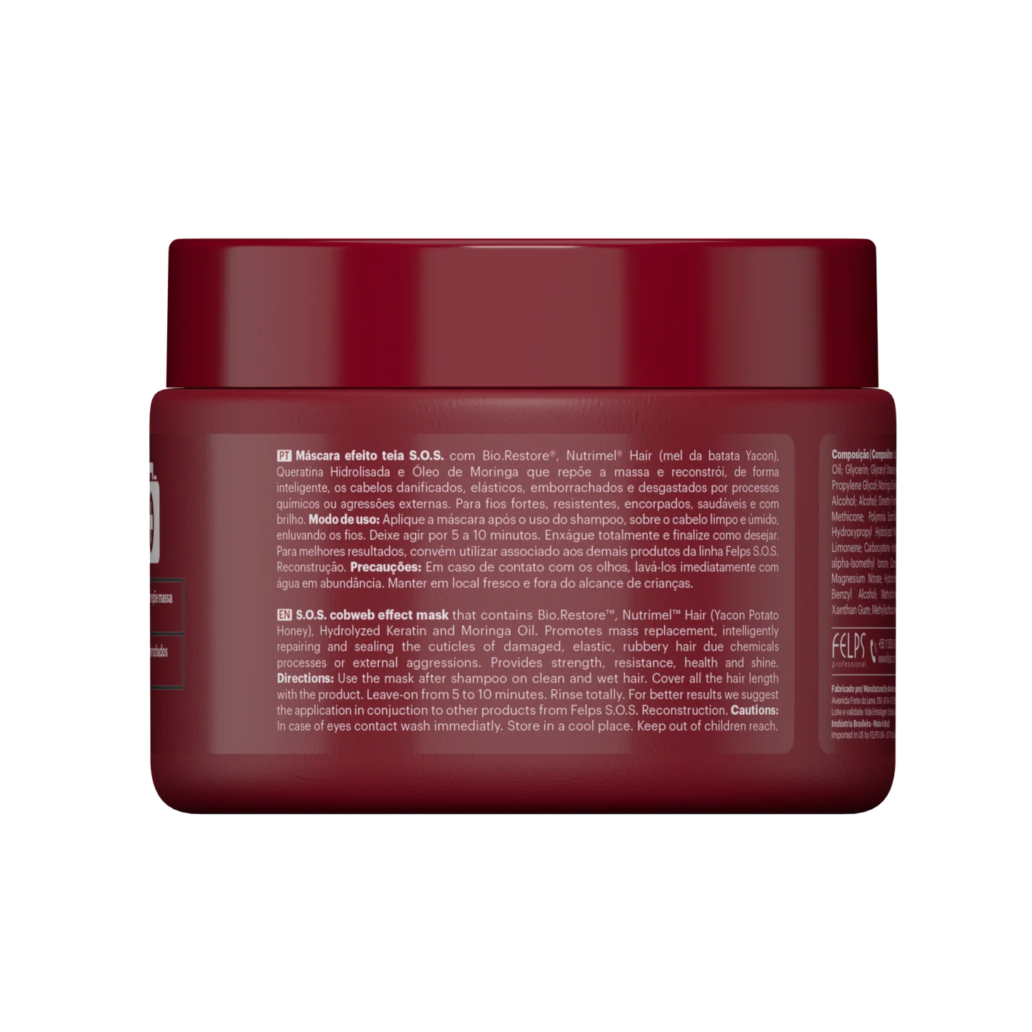 Felps Professional | S.O.S. Recovery Shampoo, Conditioner & Mask| For All Hair Types