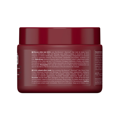 Felps Professional | S.O.S. Recovery Shampoo, Conditioner & Mask| For All Hair Types