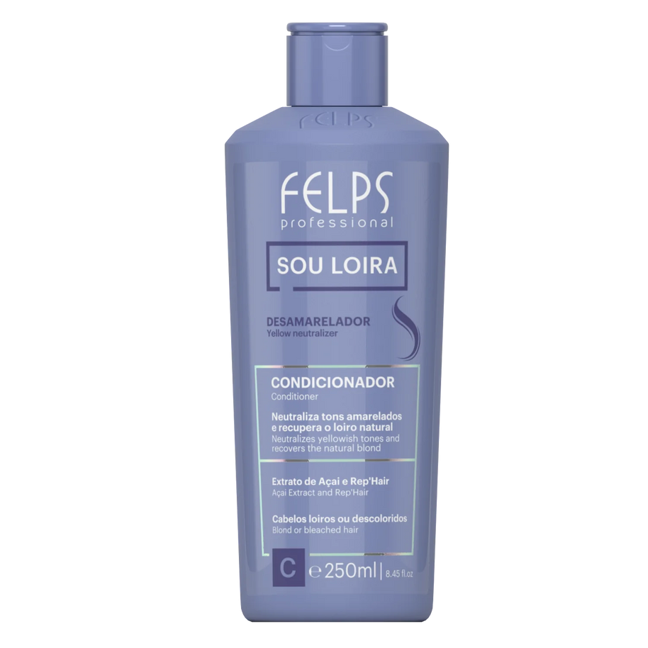 Felps Professional | Sou Loira For Blond Hair | Shampoo, Conditioner & Masker Set