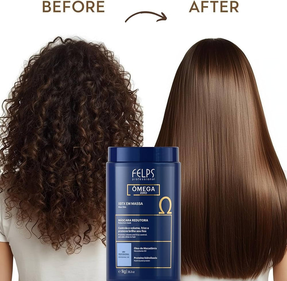 Felps Professional | Omega Zero XBTX | Smoothing Hair Mask | 1000 gr